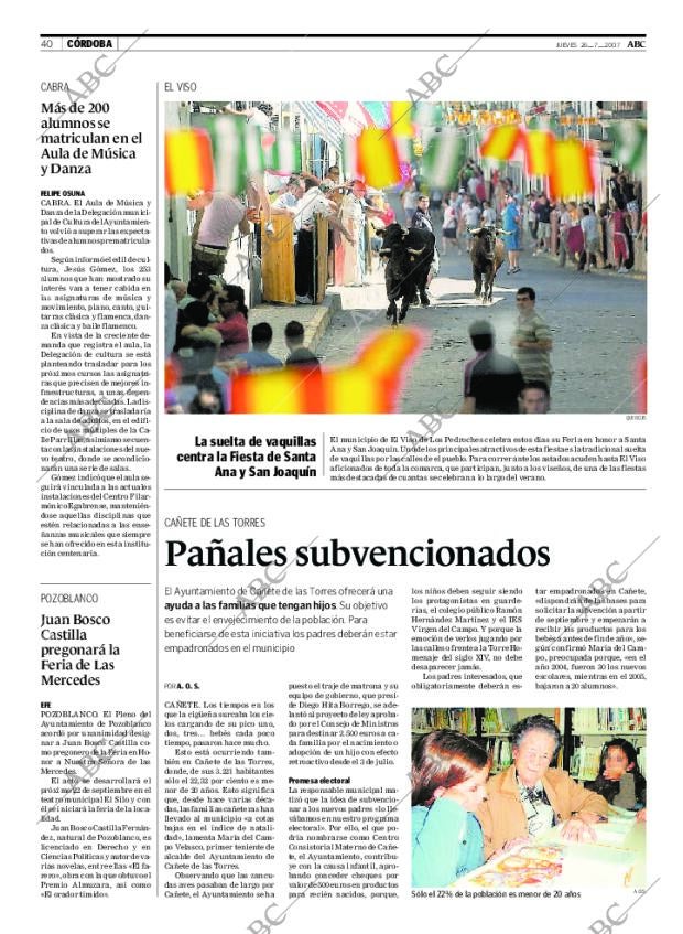 ABC CORDOBA 26-07-2007 página 40