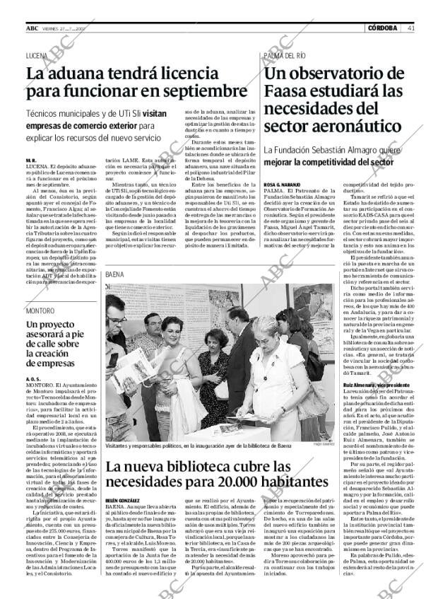 ABC CORDOBA 27-07-2007 página 41