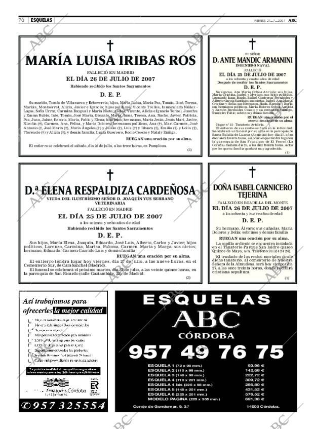 ABC CORDOBA 27-07-2007 página 70