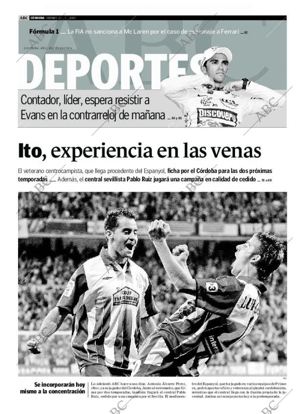 ABC CORDOBA 27-07-2007 página 77