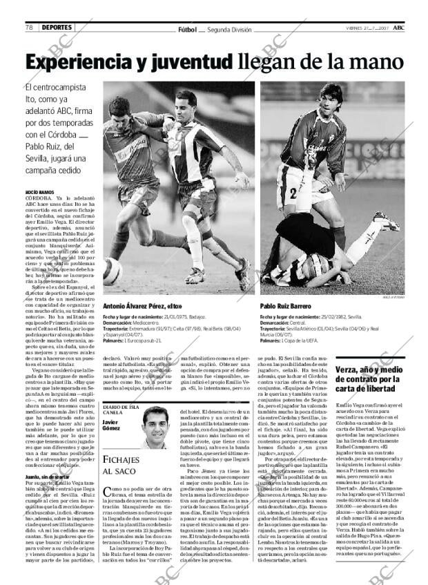 ABC CORDOBA 27-07-2007 página 78