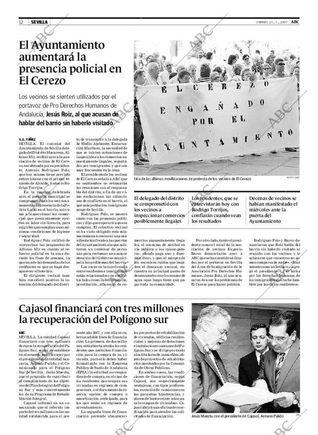 ABC SEVILLA 27-07-2007 página 12