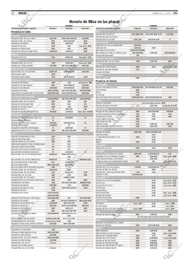 ABC SEVILLA 27-07-2007 página 68