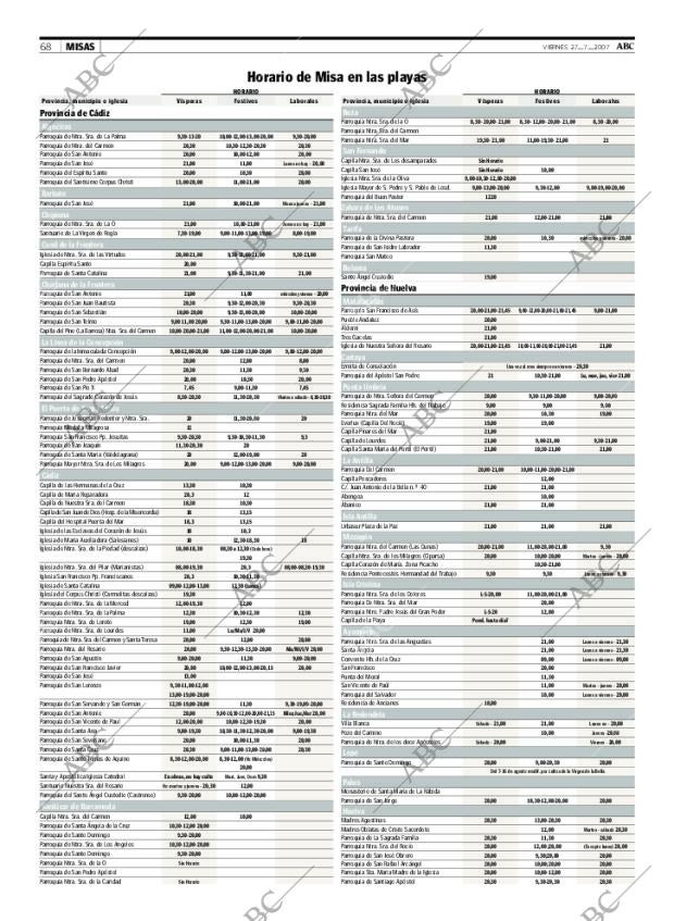 ABC SEVILLA 27-07-2007 página 68