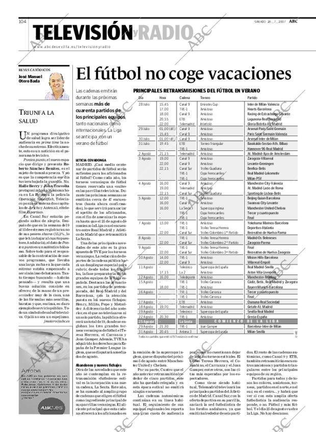 ABC SEVILLA 28-07-2007 página 104