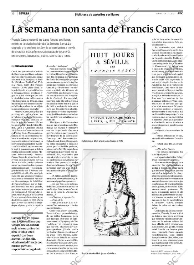 ABC SEVILLA 28-07-2007 página 16