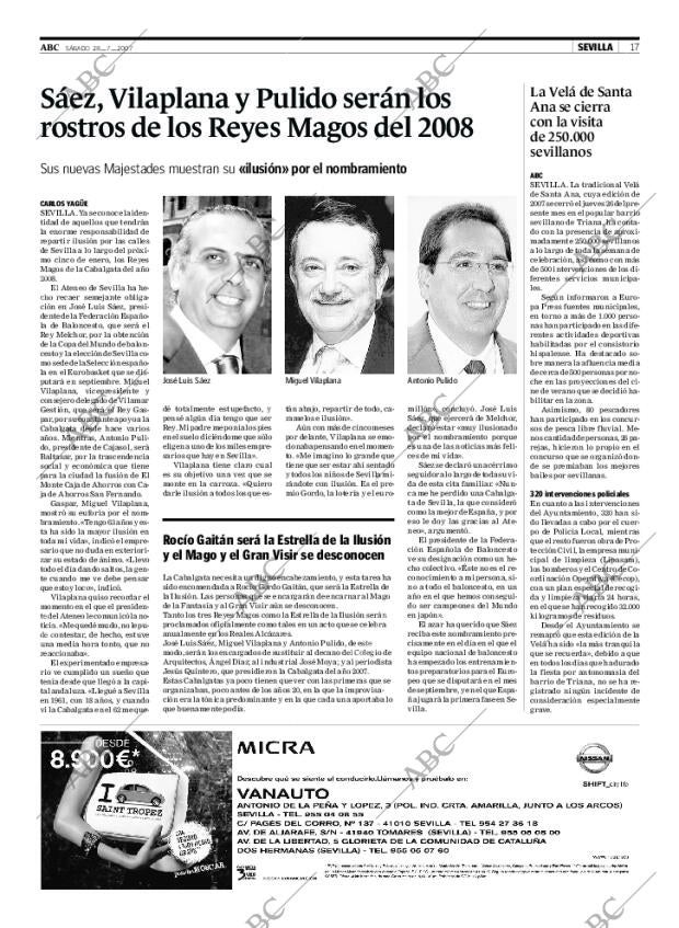 ABC SEVILLA 28-07-2007 página 17