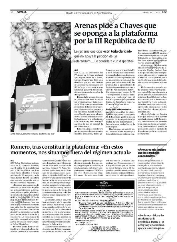 ABC SEVILLA 28-07-2007 página 18