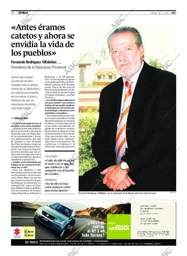 ABC SEVILLA 28-07-2007 página 20