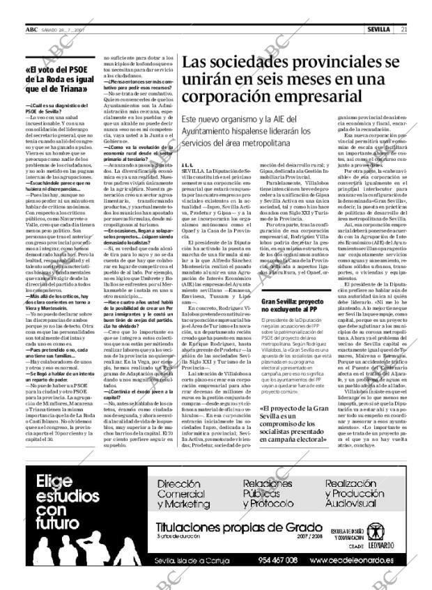 ABC SEVILLA 28-07-2007 página 21