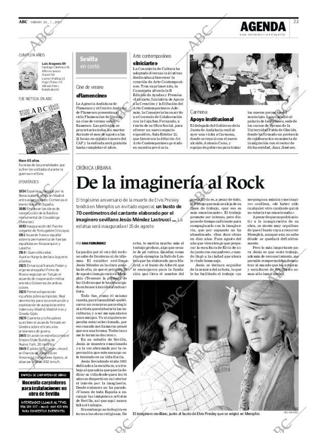 ABC SEVILLA 28-07-2007 página 23