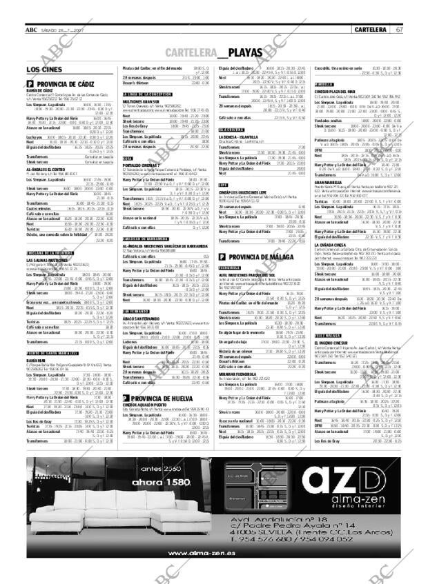 ABC SEVILLA 28-07-2007 página 67