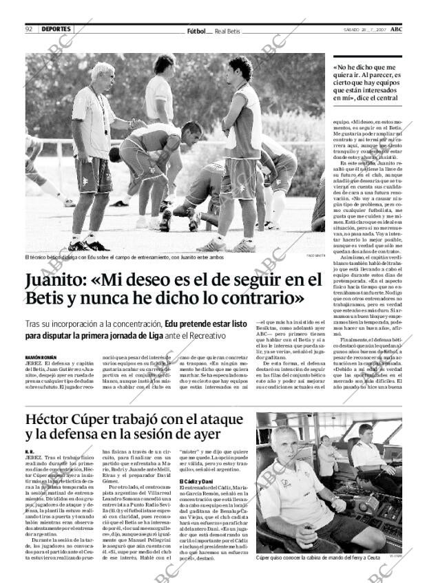 ABC SEVILLA 28-07-2007 página 92