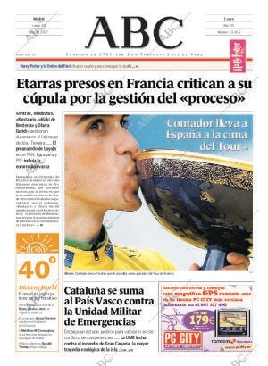 ABC MADRID 30-07-2007 página 1
