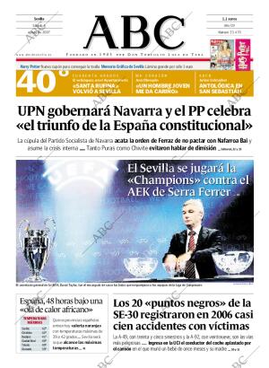 ABC SEVILLA 04-08-2007 página 1