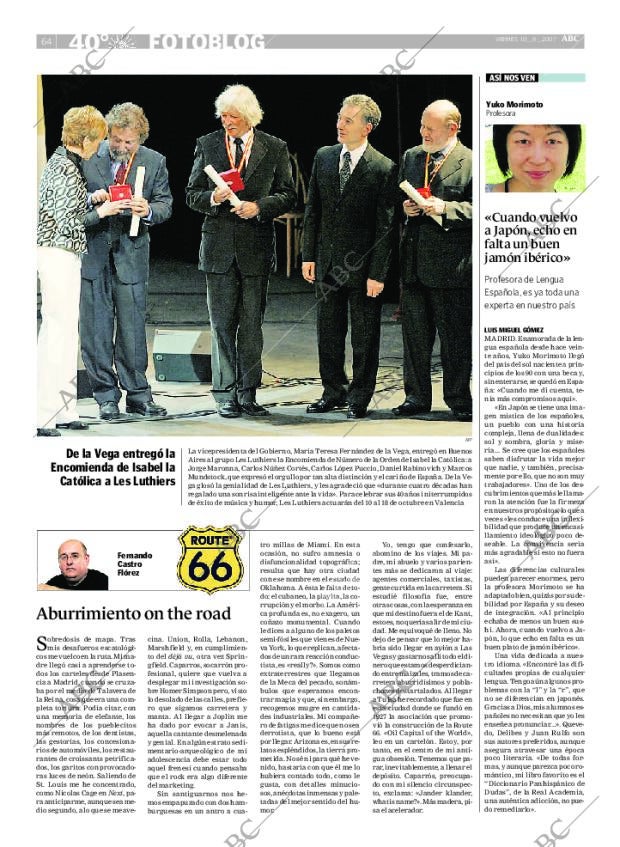 ABC MADRID 10-08-2007 página 64