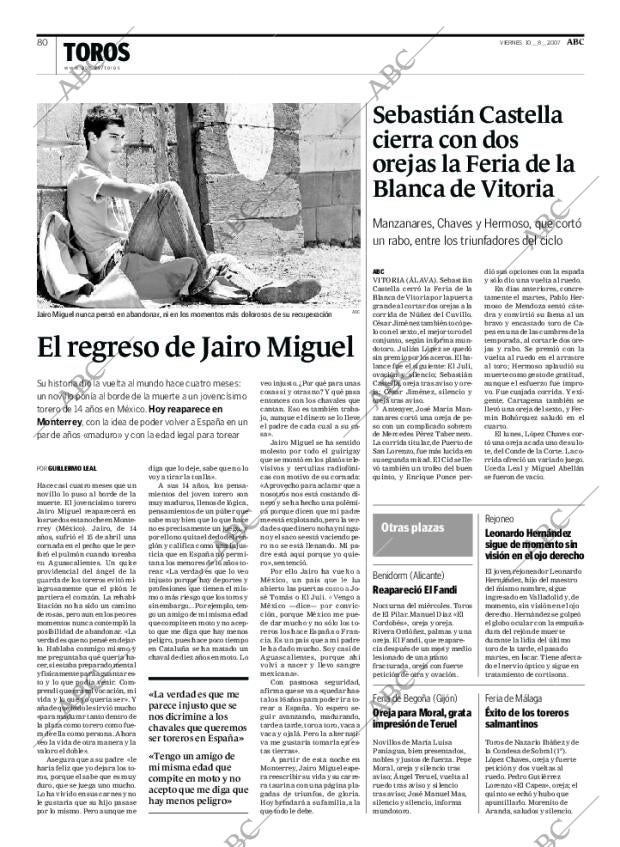 ABC MADRID 10-08-2007 página 80