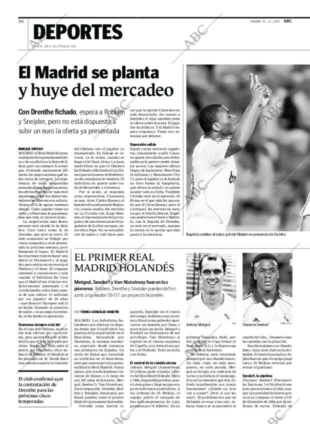 ABC MADRID 10-08-2007 página 84