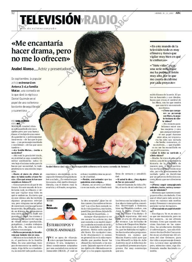 ABC MADRID 10-08-2007 página 92