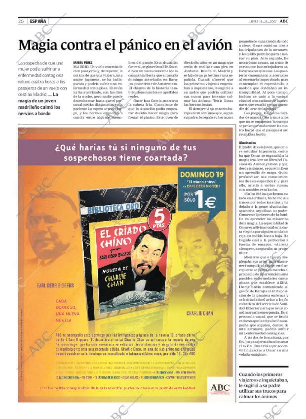 ABC MADRID 16-08-2007 página 20