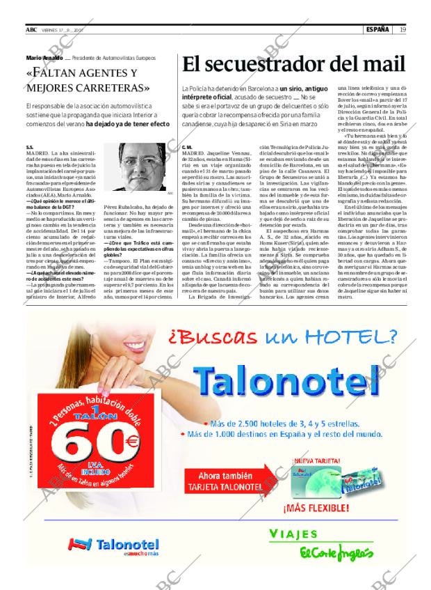 ABC MADRID 17-08-2007 página 19