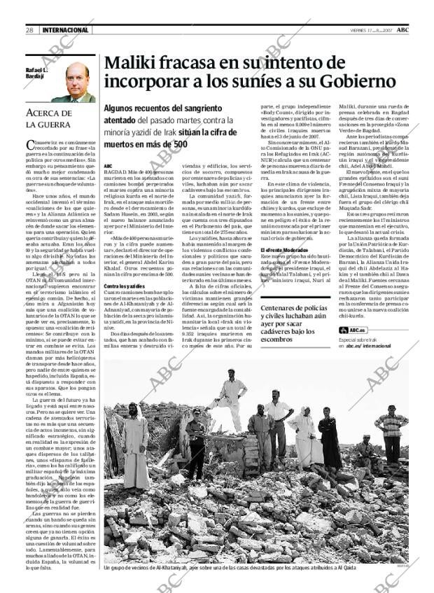 ABC MADRID 17-08-2007 página 28