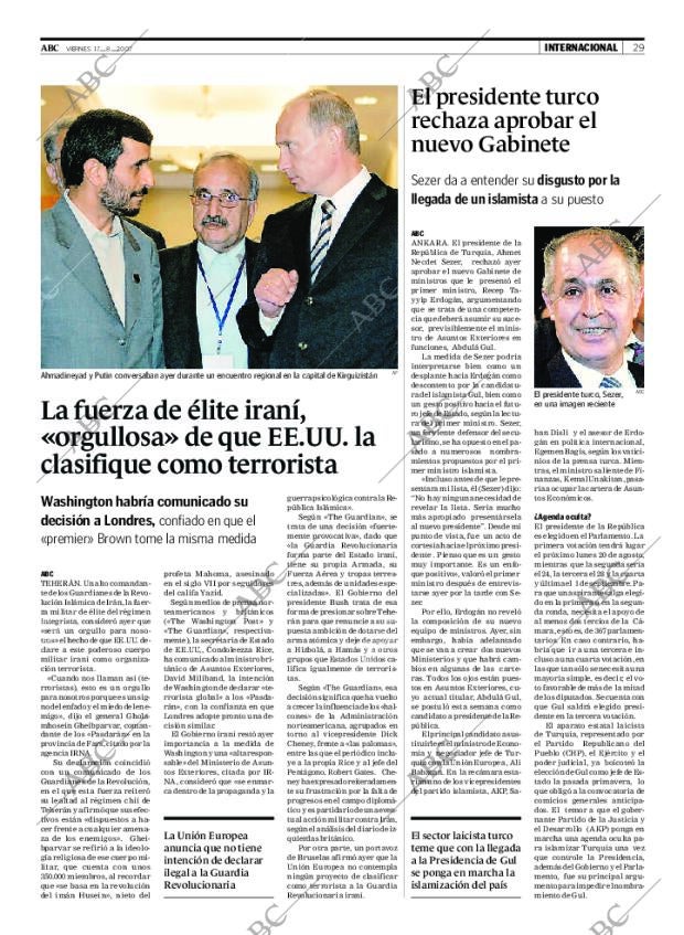 ABC MADRID 17-08-2007 página 29