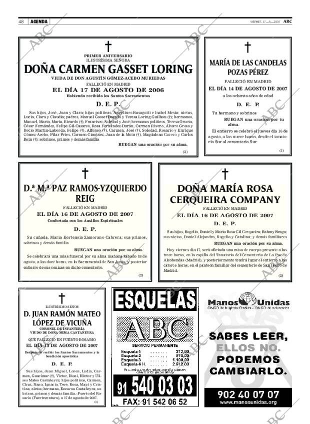 ABC MADRID 17-08-2007 página 48