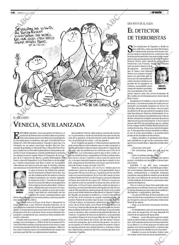 ABC MADRID 17-08-2007 página 5