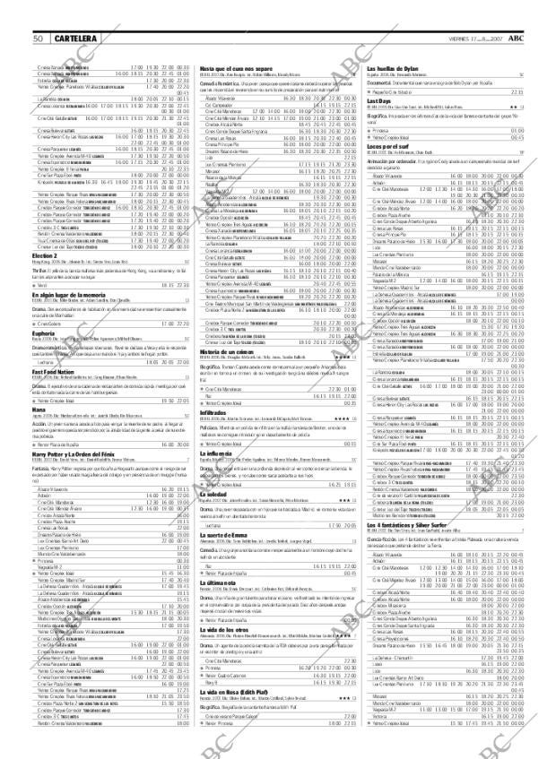 ABC MADRID 17-08-2007 página 50