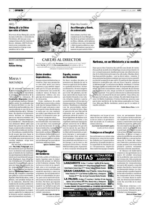 ABC MADRID 17-08-2007 página 8