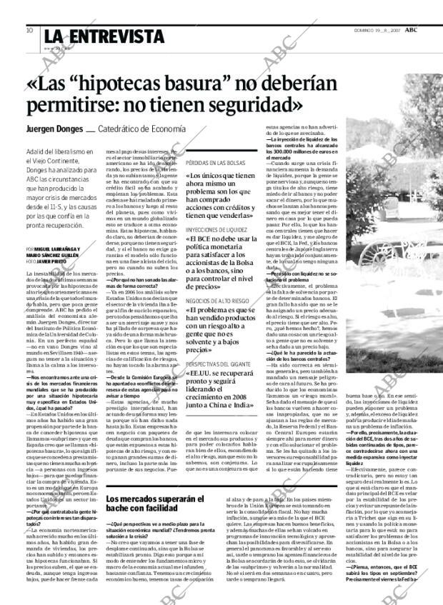 ABC MADRID 19-08-2007 página 10