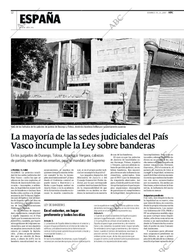 ABC MADRID 19-08-2007 página 12