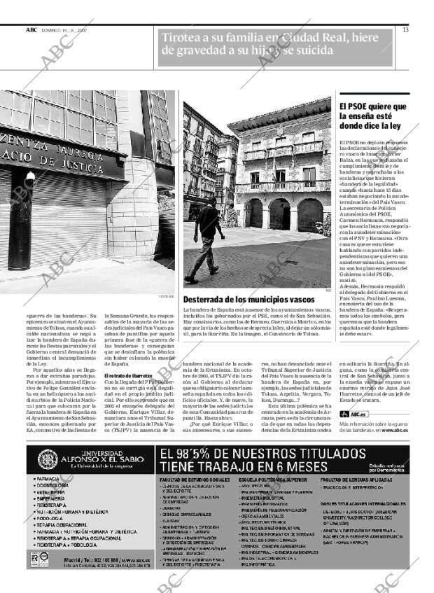 ABC MADRID 19-08-2007 página 13