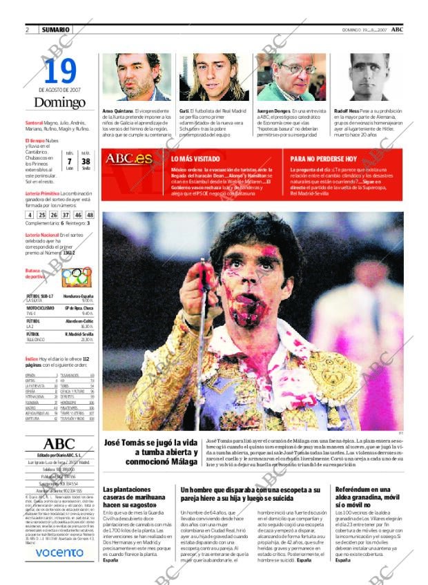 ABC MADRID 19-08-2007 página 2