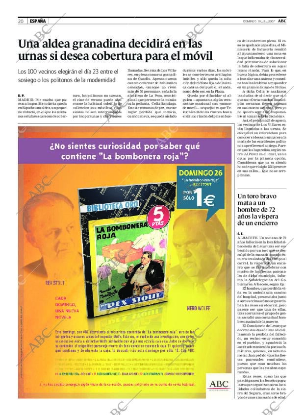 ABC MADRID 19-08-2007 página 20