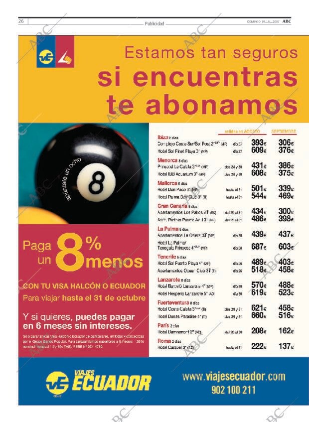 ABC MADRID 19-08-2007 página 26