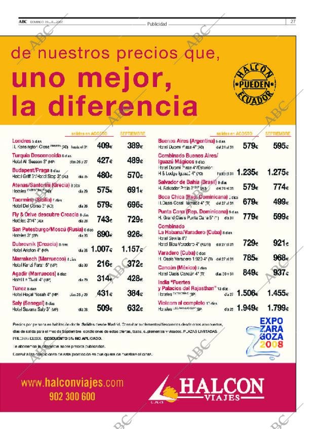 ABC MADRID 19-08-2007 página 27