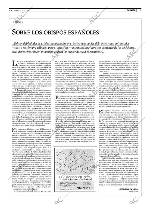 ABC MADRID 19-08-2007 página 3