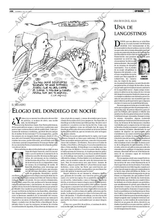 ABC MADRID 19-08-2007 página 5