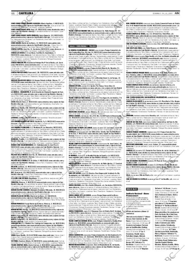 ABC MADRID 19-08-2007 página 66