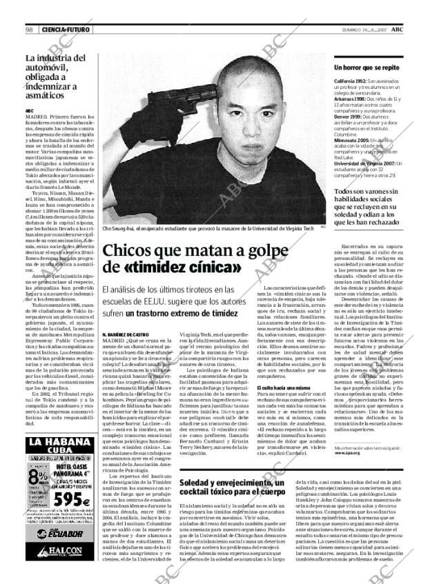 ABC MADRID 19-08-2007 página 98