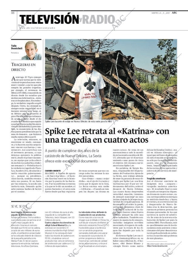 ABC MADRID 21-08-2007 página 88