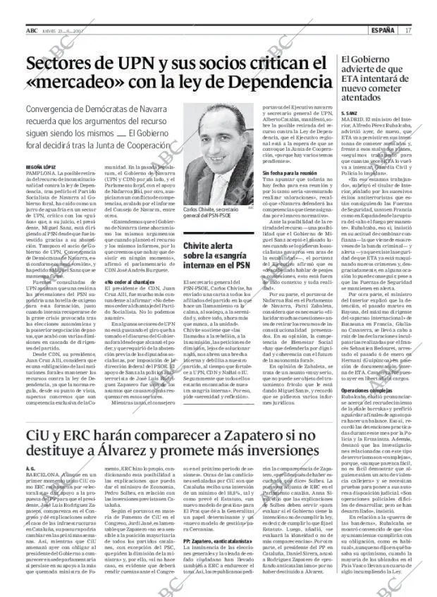ABC MADRID 23-08-2007 página 17