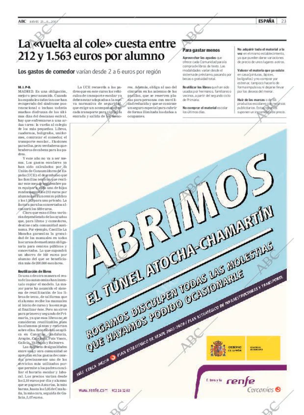 ABC MADRID 23-08-2007 página 23