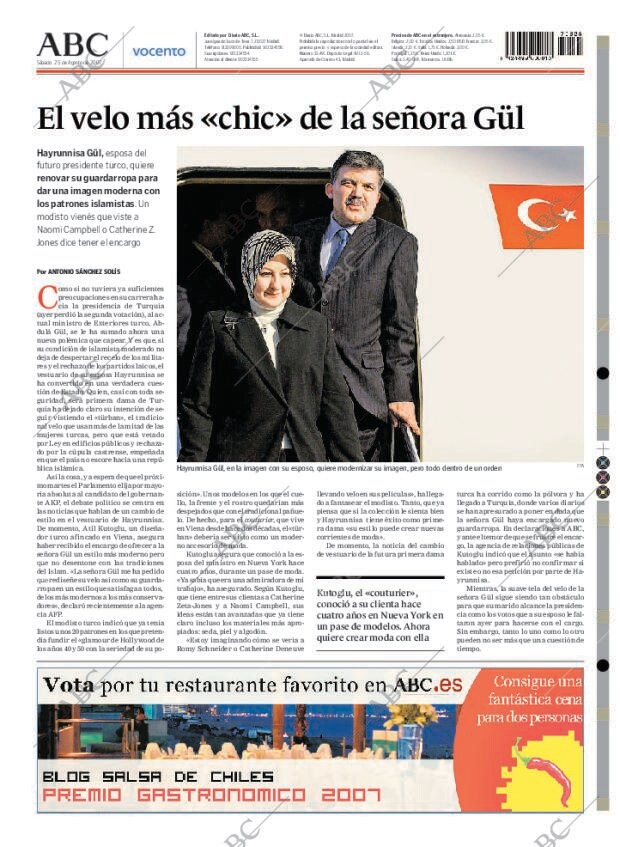 ABC MADRID 25-08-2007 página 96