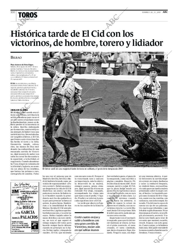 ABC MADRID 26-08-2007 página 100