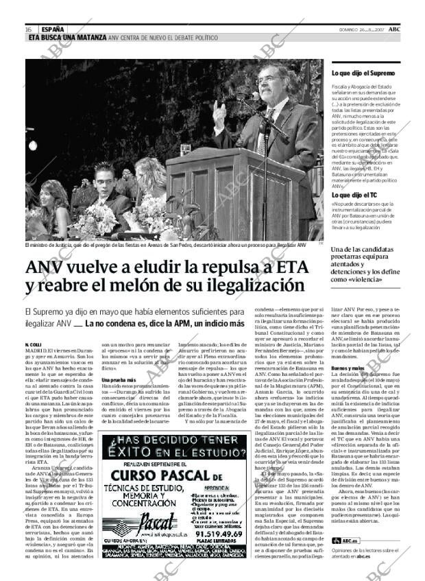 ABC MADRID 26-08-2007 página 16