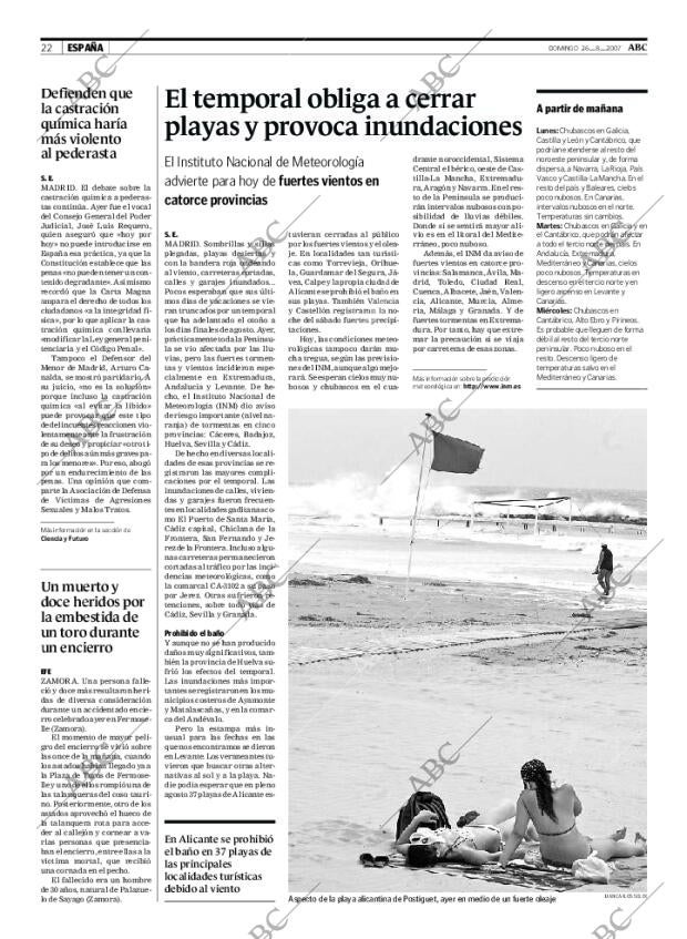 ABC MADRID 26-08-2007 página 22