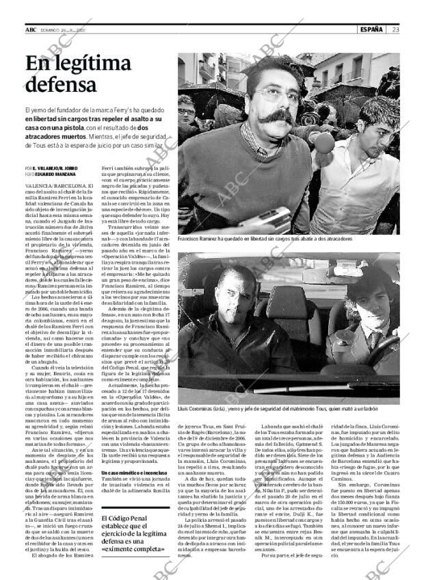 ABC MADRID 26-08-2007 página 23